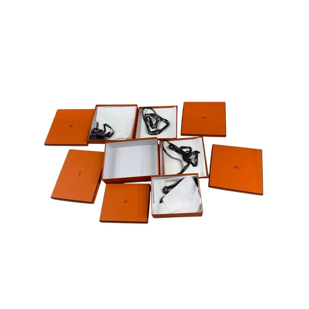 Hermès Paris Orange Gift Boxes Lot of 5 Assorted Sizes Authentic Empty Boxes